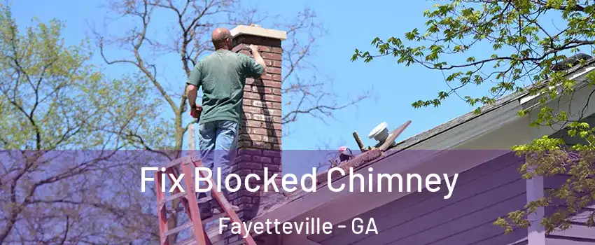  Fix Blocked Chimney Fayetteville - GA
