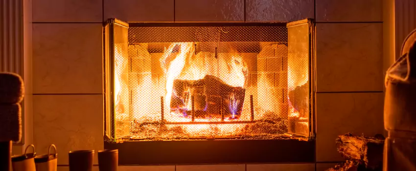 Mendota Hearth Landscape Fireplace Installation in Fayetteville, Georgia