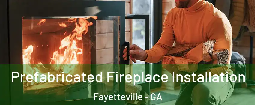  Prefabricated Fireplace Installation Fayetteville - GA